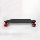 40KM/H Portable Electric Skateboard 8 Ply Maple High Speed Red Warning Taillights