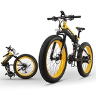LANKELEISI 26 Inch Big Wheel Electric Bike Hydraulic Disc Brake High Strength