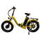 Велосипед складчатости 48v электрического гибридного велосипеда людей мини складывая оранжевый электрический с системой голевой передачи педали