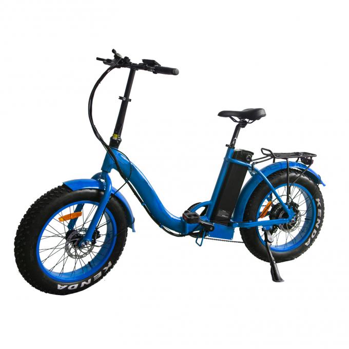 горные велосипеды жирного колеса 48V 500w электрические на охотиться 20" полный подвес складывая Ebike 6