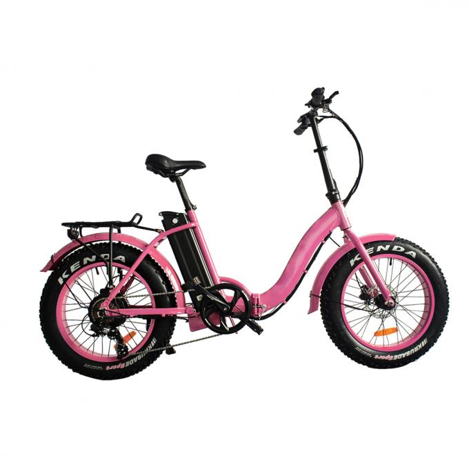 горные велосипеды жирного колеса 48V 500w электрические на охотиться 20" полный подвес складывая Ebike 5