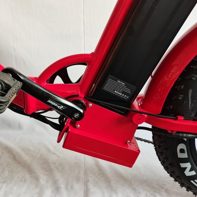 горные велосипеды жирного колеса 48V 500w электрические на охотиться 20" полный подвес складывая Ebike 8